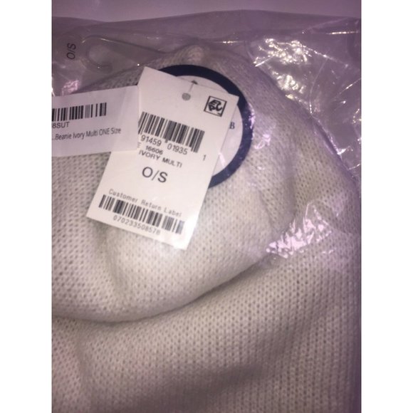 Charter Club Fair Isle Reversible Beanie in Ivory - Picture 7 of 7